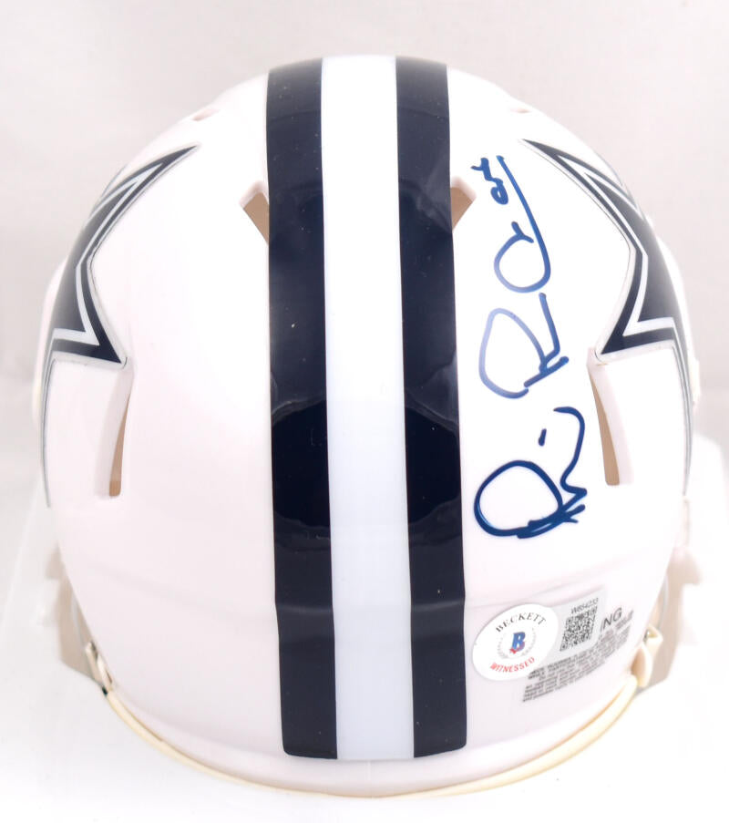 : Cowboys Randall Cunningham Signed Speed Mini Helmet