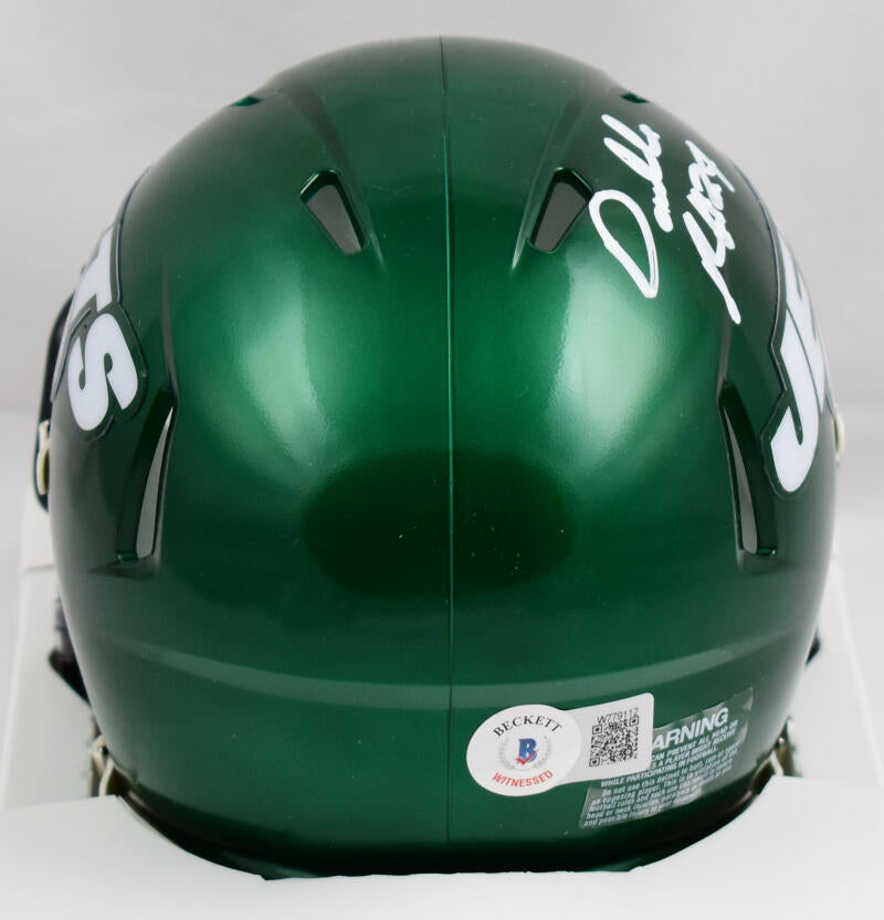 Darrelle Revis Autographed Signed Ny Jets Salute To Service Mini Helmet  Beckett Beckett HOF 23