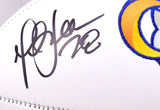 Marshall Faulk Autographed Rams Logo Football- Beckett W Hologram *Black Image 2