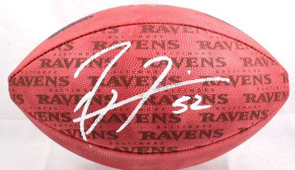 Ray Lewis Autographed Ravens Showcase Limited Edition Duke Football- Beckett W Hologram *Silver Image 1