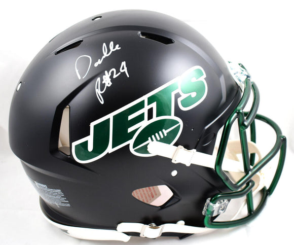 Darrelle Revis Autographed New York Jets F/S Alt Speed Authentic Helmet- Beckett W Hologram *White Image 1