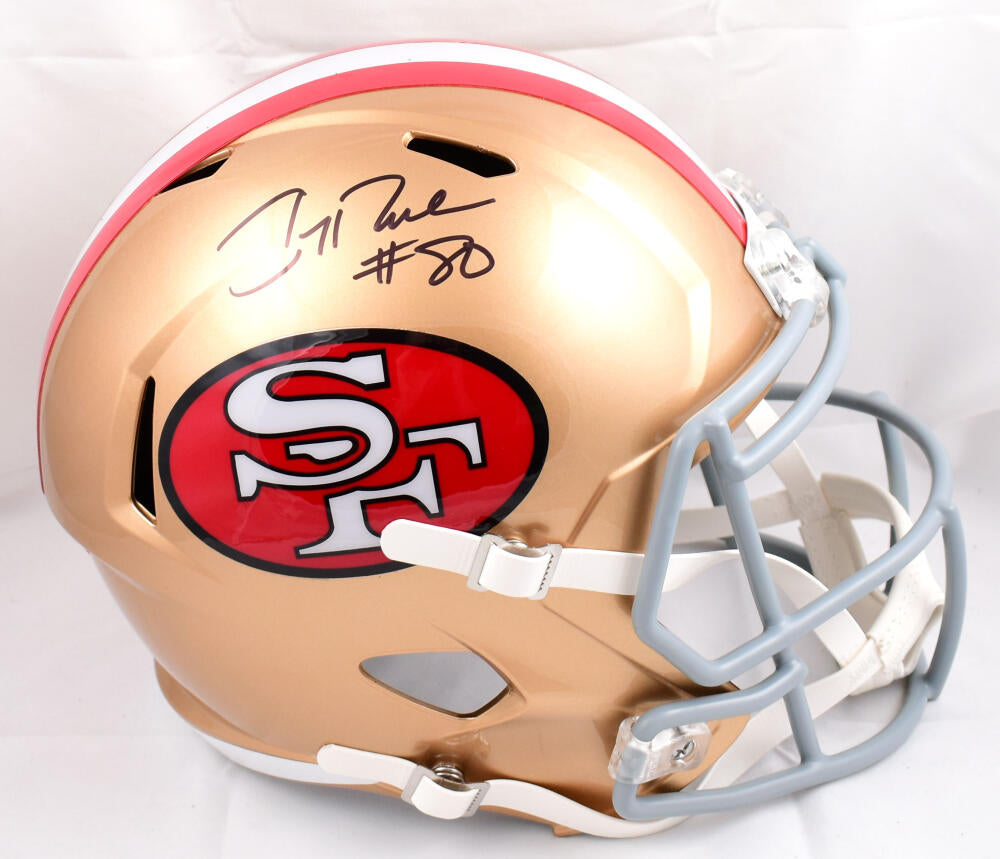 Jerry Rice Signed San Francisco 49ers Full Size Authentic Speed Helmet Fanatics