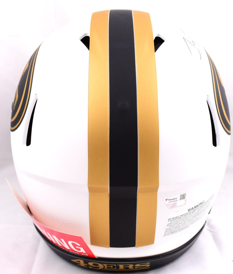 Jerry Rice Autographed San Francisco 49ers F/S Lunar Speed Flex Helmet –  The Jersey Source