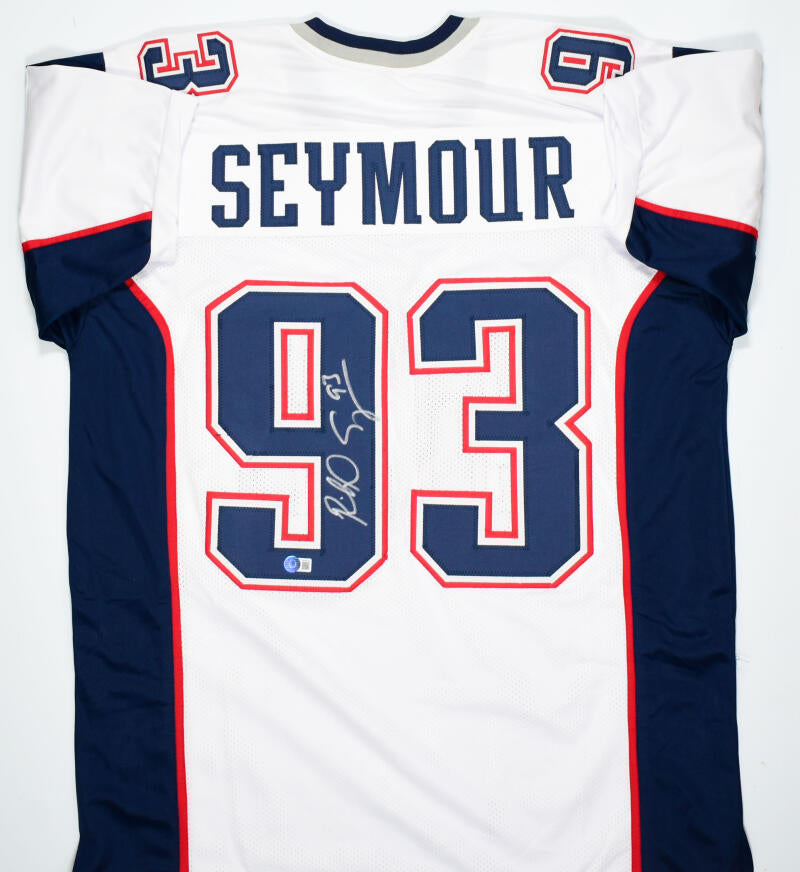 RICHARD SEYMOUR CUSTOM NEW ENGLAND PATRIOTS JERSEY