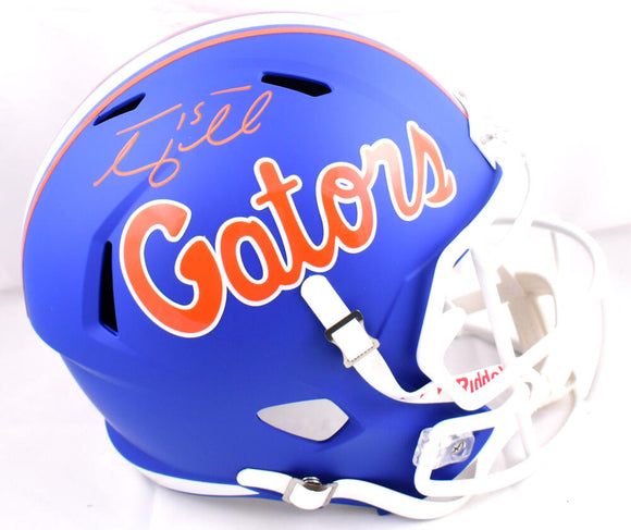 Tim Tebow Autographed Florida Gators F/S Alternate Speed Helmet - Beckett W Hologram *Orange Image 1