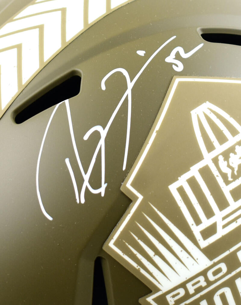 Ray Lewis Autographed Hall of Fame F/S Salute to Service Speed