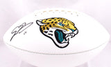 Evan Engram Autographed Jacksonville Jaguars Logo Football - Beckett W Hologram *Black Image 1
