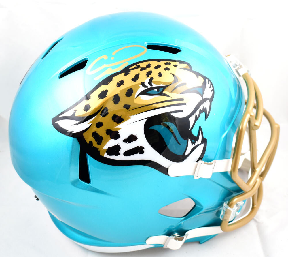 Jacksonville Jaguars Riddell Speed Authentic Helmet – Green