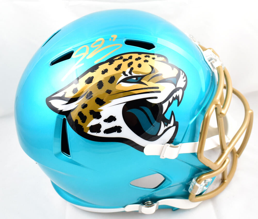 Evan Engram Autographed Jaguars F/S Flash Speed Helmet-Beckett W Holog –  The Jersey Source