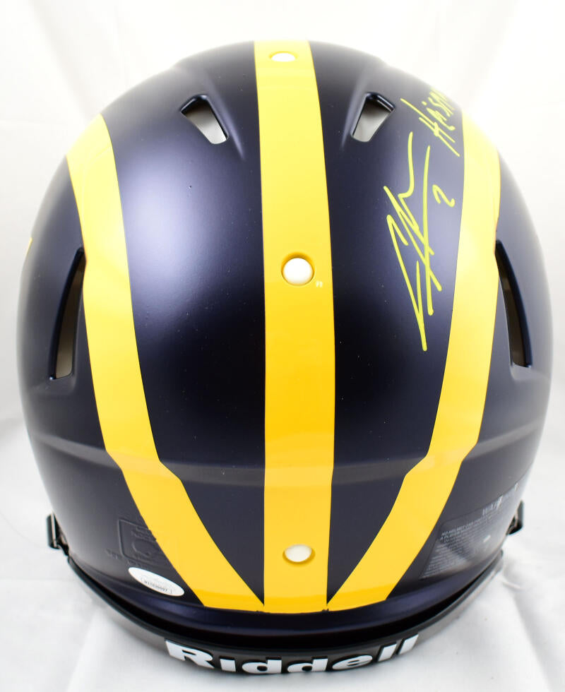 Charles Woodson Michigan Wolverines Autographed Riddell Speed Flex