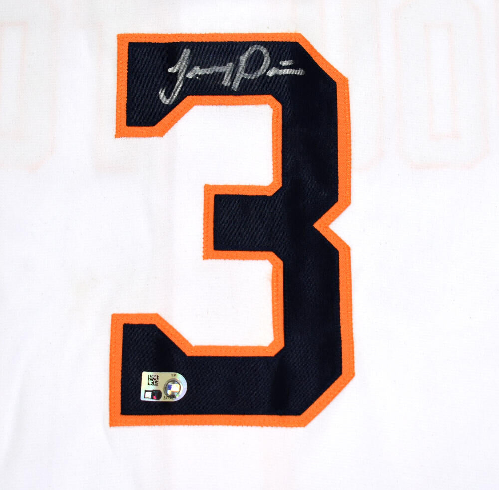 Jeremy Pena Autographed Orange Pro Style Jersey- MLB Hologram *Silver – The  Jersey Source