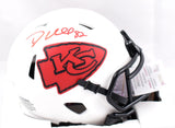 Dante Hall Autographed Kansas City Chiefs Lunar Speed Mini Helmet- JSA W *Red Image 1