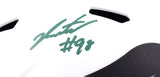Jalen Carter Autographed Philadelphia Eagles F/S Lunar Speed Helmet- JSA W *Green Image 2