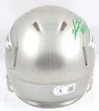 Jalen Carter Autographed Philadelphia Eagles Flash Speed Mini Helmet-Beckett W Hologram *Green Image 3