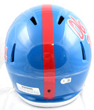A.J. Brown Autographed Ole Miss Rebels F/S Speed Helmet-Beckett W Hologram *White Image 3