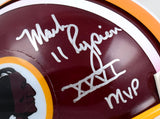 Mark Rypien Autographed Washington Football Mini Helmet W/ MVP- Beckett Hologram *Silver Image 2