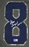 Steve Largent Seattle Seahawks Autographed Salute To Service Limited Player Jersey w/HOF-Beckett W Hologram *Silver Image 2