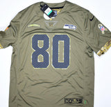 Steve Largent Seattle Seahawks Autographed Salute To Service Limited Player Jersey w/HOF-Beckett W Hologram *Silver Image 3