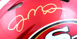 Joe Montana Autographed San Francisco 49ers F/S Flash Speed Authentic Helmet - Fanatics *Gold Image 2