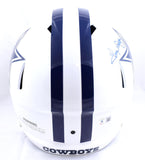 Roger Staubach Tony Dorsett Signed Cowboys F/S Alternate 2022 Speed Helmet- Beckett W Hologram *Blue Image 4