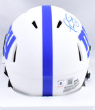 Phil Simms Autographed New York Giants Lunar Speed Mini Helmet - Beckett W Hologram *Blue Image 3