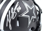 Luke Schoonmaker Autographed Dallas Cowboys Eclipse Speed Mini Helmet - Beckett W Hologram *Silver Image 2