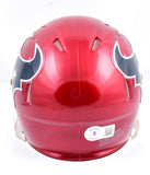 Jalen Pitre Autographed Houston Texans Flash Speed Mini Helmet-Beckett W Hologram *White Image 4