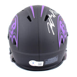 Kyle Hamilton Autographed Baltimore Ravens Eclipse Speed Mini Helmet-Beckett W Hologram *White Image 3