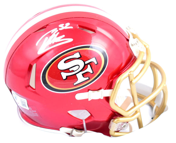 Patrick Willis Autographed 49ers Flash Mini Helmet-Beckett W Hologram *White Image 1