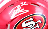 Patrick Willis Autographed 49ers Flash Mini Helmet-Beckett W Hologram *White Image 2