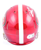 Patrick Willis Autographed 49ers Flash Mini Helmet-Beckett W Hologram *White Image 3