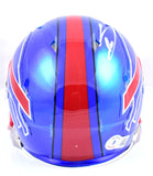 Stefon Diggs Autographed Buffalo Bills Flash Speed Mini Helmet- Beckett W Hologram *White Image 3