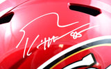 George Kittle Signed F/S San Francisco 49ers Flash Speed Helmet-Beckett W Hologram *White Image 2