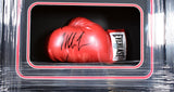 Mike Tyson Autographed Shadow Box Red Boxing Glove- JSA W *L Image 2