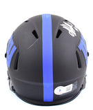 Jalin Hyatt Autographed New York Giants Eclipse Speed Mini Helmet - Beckett W Hologram *Silver Image 3