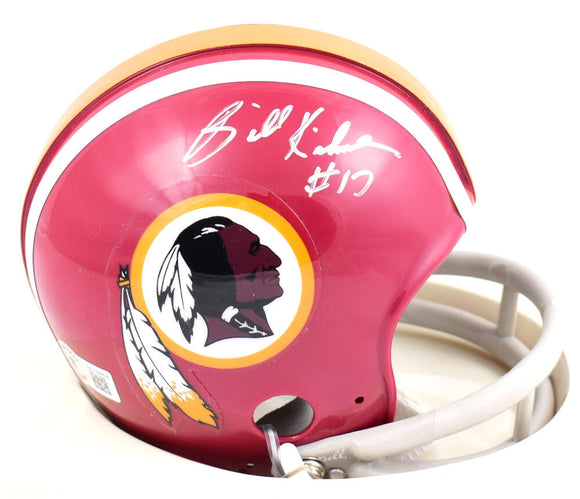 Billy Kilmer Autographed Washington Mini Helmet - Beckett Hologram *Silver Image 1