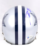 Deion Sanders Autographed Dallas Cowboys Mini Helmet- Beckett W *Blue Image 3