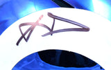 Aaron Donald Autographed Los Angeles Rams Chrome Speed Mini Helmet-Beckett W Hologram *Black Image 2