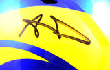 Aaron Donald Autographed Los Angeles Rams F/S Speed Helmet - Beckett W Hologram *Black Image 2