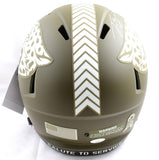 Travis Etienne Jr. Autographed Jacksonville Jaguars F/S Salute to Service Speed Helmet - JSA *White Image 4
