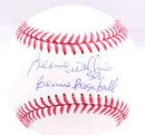 Bernie Williams Autographed Rawlings OML Baseball w/ Bernie Baseball - Beckett W Hologram *Blue Image 1