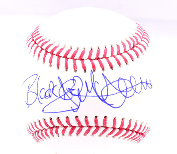 Jack McDowell Autographed Rawlings OML Baseball w/ Black Jack - Beckett W Hologram *Blue Image 1