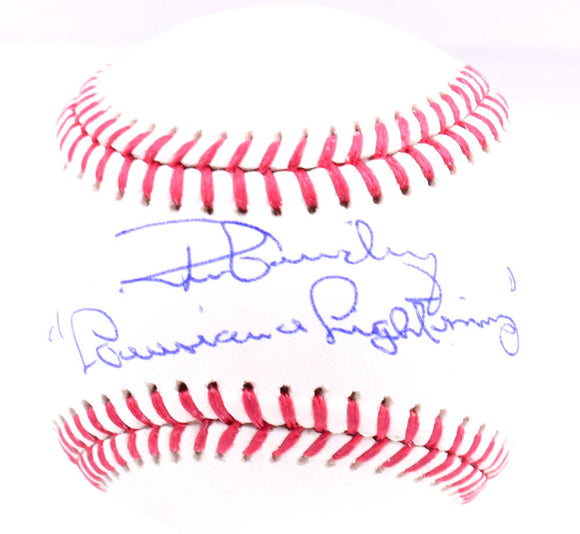 Ron Guidry Autographed Rawlings OML Baseball w/ Louisiana Lightning - Beckett W Hologram *Blue Image 1