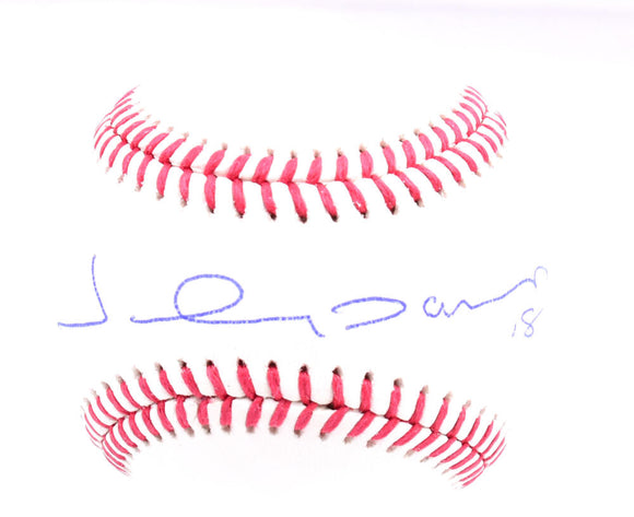 Johnny Damon Autographed Rawlings OML Baseball - Beckett W Hologram *Blue Image 1