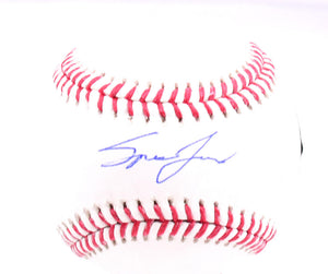Spencer Jones Autographed Rawlings OML Baseball - Fanatics *Blue Image 1