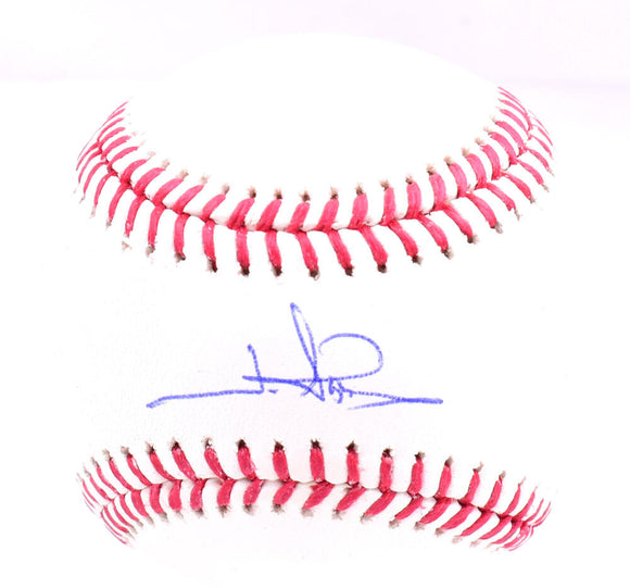 Jim Abbott Autographed Rawlings OML Baseball - Beckett W Hologram *Blue Image 1