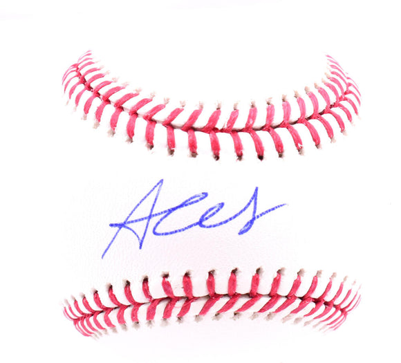 Austin Wells Autographed Rawlings OML Baseball - Fanatics *Blue Image 1