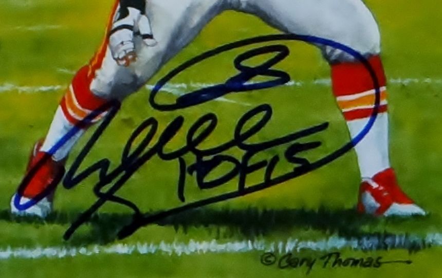 Kansas City Chiefs Will Shields Autographed Signed Inscribed