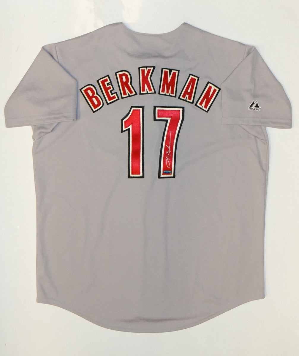 Lance Berkman Autographed Houston Astros Gray Majestic Jersey- TriStar –  The Jersey Source