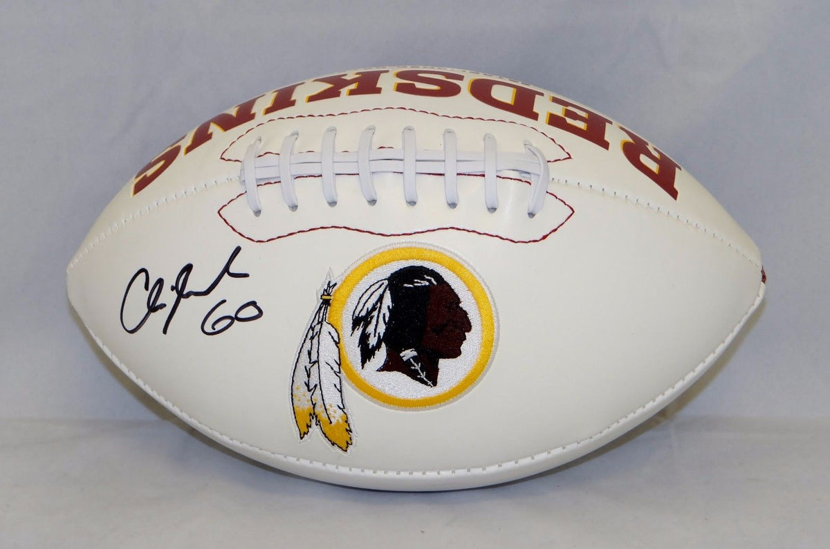 washington redskins autographed football